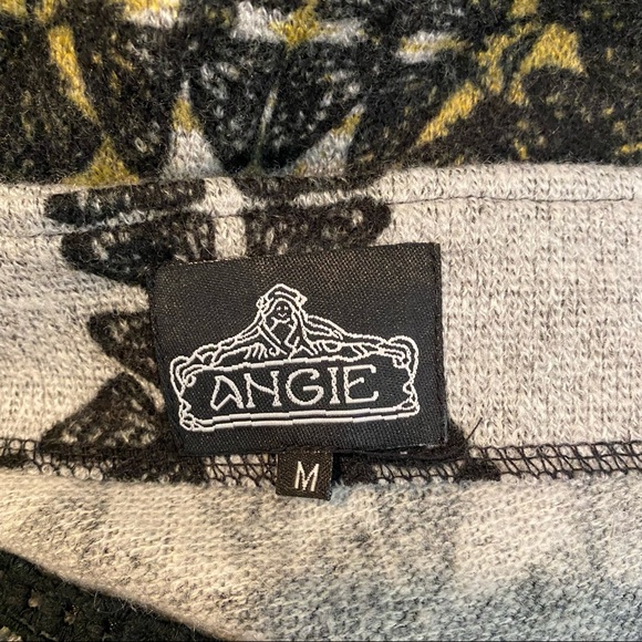 ANGIE Butterfly Crochet Sweater Dress Size Medium - Picture 3 of 5